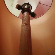 Load image into Gallery viewer, Gilt and Painted Antique French Standard Lamp and Shade, Floor Lamp and Shade. B11318
