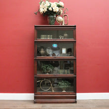 Load image into Gallery viewer, x SOLD Solicitors Bookcase - Antique, Globe Wernicke &amp; Co, London. Four-Section Cabinet. B12543
