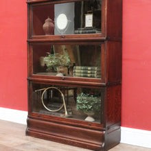 Load image into Gallery viewer, x SOLD Solicitors Bookcase - Antique, Globe Wernicke &amp; Co, London. Four-Section Cabinet. B12543
