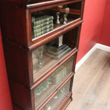 Load image into Gallery viewer, x SOLD Solicitors Bookcase - Antique, Globe Wernicke &amp; Co, London. Four-Section Cabinet. B12543
