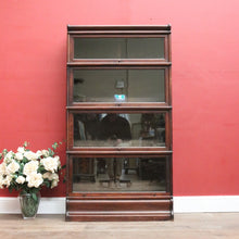Load image into Gallery viewer, x SOLD Solicitors Bookcase - Antique, Globe Wernicke &amp; Co, London. Four-Section Cabinet. B12543
