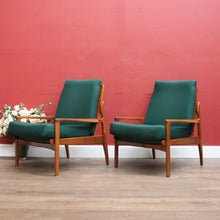Load image into Gallery viewer, x SOLD Pair of Fler Narvik Armchairs – Mid-Century Teak &amp; Cane – Australian Design. B12570
