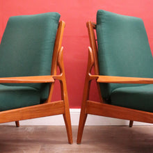 Load image into Gallery viewer, x SOLD Pair of Fler Narvik Armchairs – Mid-Century Teak &amp; Cane – Australian Design. B12570

