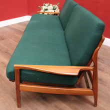 Load image into Gallery viewer, x SOLD Fler Narvik 4-Seater Lounge – Mid-Century Modern – Cane Back – Converts to Bed. B12569
