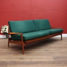 Load image into Gallery viewer, x SOLD Fler Narvik 4-Seater Lounge – Mid-Century Modern – Cane Back – Converts to Bed. B12569

