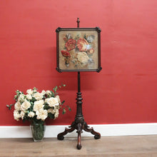 Load image into Gallery viewer, Antique English Rosewood Tapestry Pole Screen – Adjustable Height. B12571
