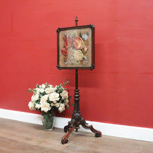 Load image into Gallery viewer, Antique English Rosewood Tapestry Pole Screen – Adjustable Height. B12571
