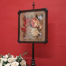 Load image into Gallery viewer, Antique English Rosewood Tapestry Pole Screen – Adjustable Height. B12571
