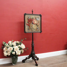 Load image into Gallery viewer, Antique English Rosewood Tapestry Pole Screen – Adjustable Height. B12571
