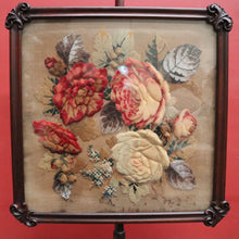 Load image into Gallery viewer, Antique English Rosewood Tapestry Pole Screen – Adjustable Height. B12571

