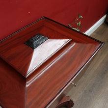 Load image into Gallery viewer, Regency Mahogany Wine Cooler Sarcophagus Cellarette Lion Handles. B12970
