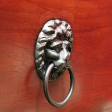 Load image into Gallery viewer, Regency Mahogany Wine Cooler Sarcophagus Cellarette Lion Handles. B12970
