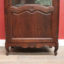 Load image into Gallery viewer, x SOLD Antique French Oak Single Door China Cabinet, Display Cupboard or Bookcase. B12092

