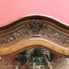 Load image into Gallery viewer, x SOLD Antique French Walnut China Cabinet Bookcase Carved Glass Sides. B12968
