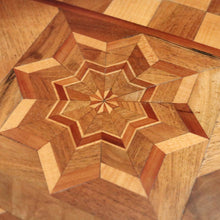 Load image into Gallery viewer, German Biedermeier Chess Table – Inlaid Tilt-Top, Walnut &amp; Cherrywood. B12575
