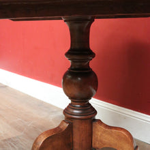 Load image into Gallery viewer, German Biedermeier Chess Table – Inlaid Tilt-Top, Walnut &amp; Cherrywood. B12575
