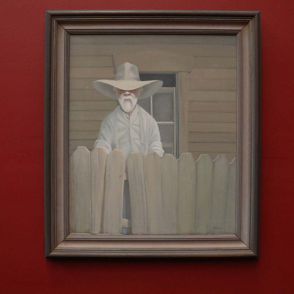 x SOLD Framed Oil on Canvas – Robert (Bob) G. Baker (b.1937), Gentleman's Portrait. B12573
