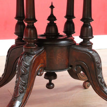 Load image into Gallery viewer, Antique Burr Walnut Centre Table Birdcage Base Marquetry Top. B12979
