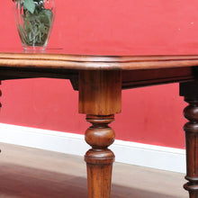 Load image into Gallery viewer, Antique English Mahogany Single Leaf Extension Dining Table C1880 B12995

