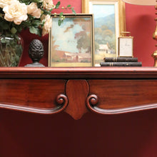 Load image into Gallery viewer, x SOLD Antique French Mahogany Two Drawer Office Desk, Student Desk or Small Dining Table. B12118
