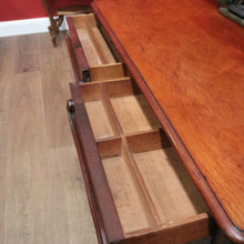 Load image into Gallery viewer, x SOLD Antique French Mahogany Two Drawer Office Desk, Student Desk or Small Dining Table. B12118
