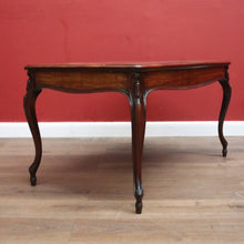 Load image into Gallery viewer, x SOLD Antique French Mahogany Two Drawer Office Desk, Student Desk or Small Dining Table. B12118
