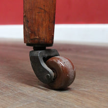 Load image into Gallery viewer, Antique Mahogany Occasional Table Hexagon Top Tier Base c1920. B12989
