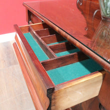 Load image into Gallery viewer, Antique English Mahogany Sideboard Flame Mahogany c1860. B12990
