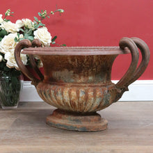 Load image into Gallery viewer, Antique French Cast Iron Medici Urn Campana Garden Planter. B12981
