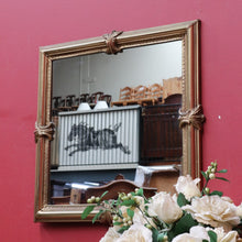 Load image into Gallery viewer, Vintage Brass Florentine Wall Hanging Hall way bedroom Mirror B13000
