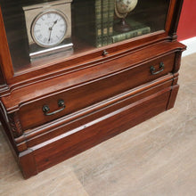 Load image into Gallery viewer, x SOLD Globe Wernicke Barrister Bookcase – 3 Sections, Drawer, Brass Bound. B12544
