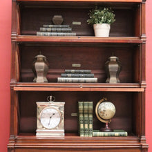 Load image into Gallery viewer, x SOLD Globe Wernicke Barrister Bookcase – 3 Sections, Drawer, Brass Bound. B12544
