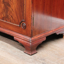 Load image into Gallery viewer, Antique English Mahogany Drop Front Bureau Desk Cupboard c1870. B12983
