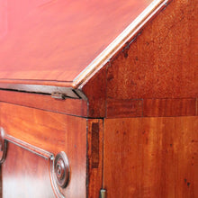 Load image into Gallery viewer, Antique English Mahogany Drop Front Bureau Desk Cupboard c1870. B12983
