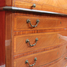Load image into Gallery viewer, Vintage Cylinder Top Ladies Desk Kingwood Satinwood Inlay c1940. B12782
