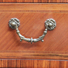 Load image into Gallery viewer, Vintage Cylinder Top Ladies Desk Kingwood Satinwood Inlay c1940. B12782
