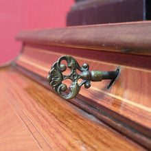 Load image into Gallery viewer, Vintage Cylinder Top Ladies Desk Kingwood Satinwood Inlay c1940. B12782
