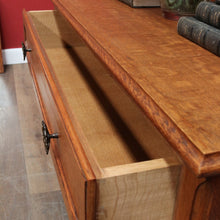 Load image into Gallery viewer, Vintage French Oak 3 Drawer Chest of Drawers with Brass Handles c1940 B12830
