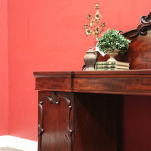 Load image into Gallery viewer, Antique Australian Twin Pedestal Sideboard – Cedar &amp; Mahogany with Cellarette Drawer. B12578
