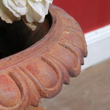 Load image into Gallery viewer, Antique Cast Iron Medici-style Campana shaped Garden Urn Pot Planter B13001
