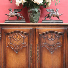 Load image into Gallery viewer, Antique French Country 2 Door Narrow Hall TV / Shoe Storage Cabinet B12776
