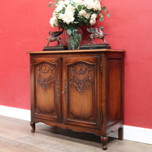 Load image into Gallery viewer, Antique French Country 2 Door Narrow Hall TV / Shoe Storage Cabinet B12776
