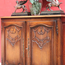 Load image into Gallery viewer, Antique French Country 2 Door Narrow Hall TV / Shoe Storage Cabinet B12776
