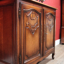 Load image into Gallery viewer, Antique French Country 2 Door Narrow Hall TV / Shoe Storage Cabinet B12776
