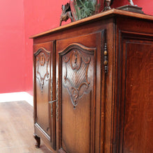 Load image into Gallery viewer, Antique French Country 2 Door Narrow Hall TV / Shoe Storage Cabinet B12776
