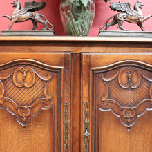 Load image into Gallery viewer, Antique French Country 2 Door Narrow Hall TV / Shoe Storage Cabinet B12776
