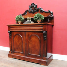Load image into Gallery viewer, Antique Australian Cedar Chiffonier 2 Door Cabinet Sideboard B13005
