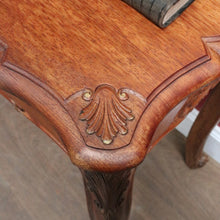 Load image into Gallery viewer, Vintage French Walnut Single Drawer Side Hall or Lamp Table B12754
