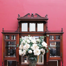 Load image into Gallery viewer, Antique English Edwardian Parlour China Display Cabinet B13015
