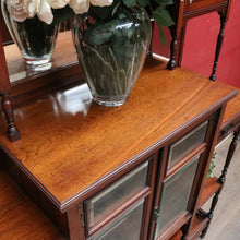 Load image into Gallery viewer, Antique English Edwardian Parlour China Display Cabinet B13015
